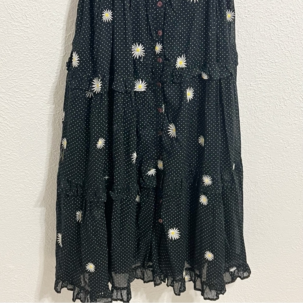 Free People Embroidered Daisy Chain Midi Dress - Picture 5 of 11